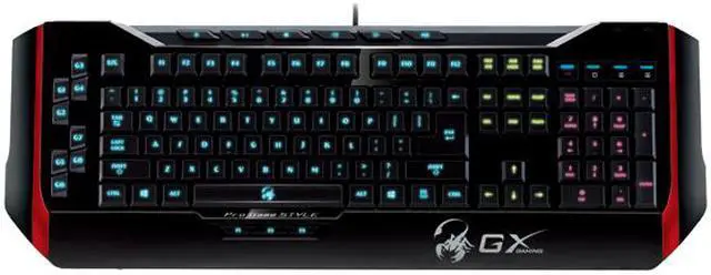 Alt view image 2 of 3 - Genius 31310058101 Manticore Keyboard