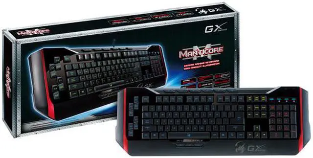 Alt view image 3 of 3 - Genius 31310058101 Manticore Keyboard