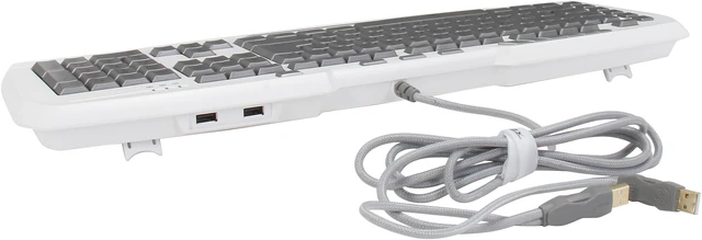 Alt view image 3 of 4 - Genius 31310062101 Imperator Pro White Edition Keyboard