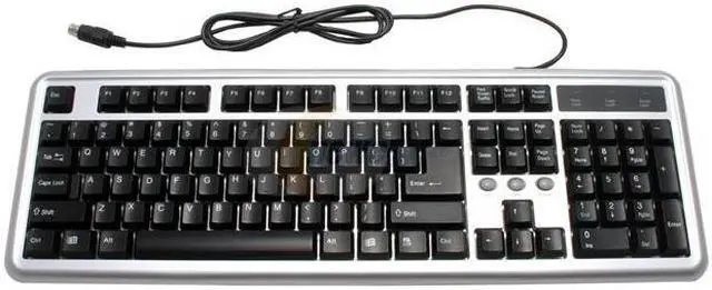 Main image of Scythe SCKB03-SV 2-Tone 107 Normal Keys PS/2 Wired Standard Keyboard