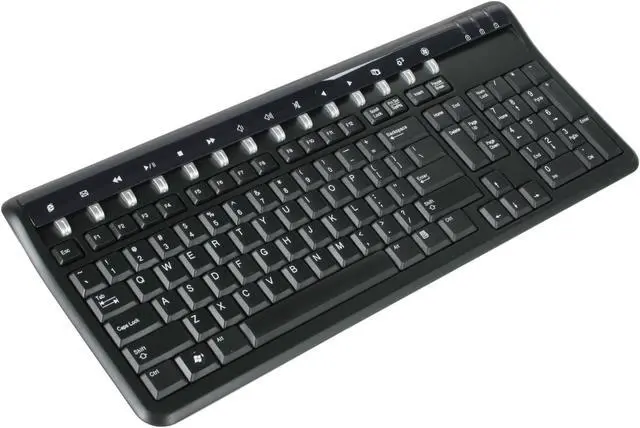 Main image of LITE-ON SK-2030/B Black 14 Function Keys PS/2 Wired Slim Keyboard