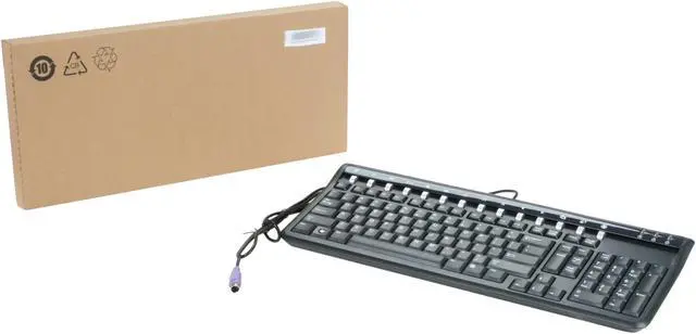 Alt view image 4 of 4 - LITE-ON SK-2030/B Black 14 Function Keys PS/2 Wired Slim Keyboard