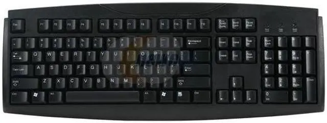 Alt view image 2 of 4 - LITE-ON SK-1688A/B Black 104 Normal Keys PS/2 Wired Standard Keyboard