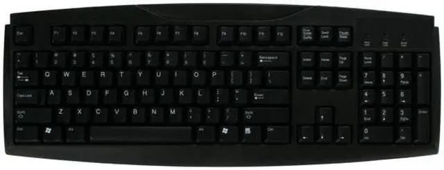 Alt view image 2 of 4 - LITE-ON SK-1688U/B Black 104 Normal Keys USB Wired Standard Keyboard