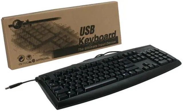 Alt view image 4 of 4 - LITE-ON SK-1688U/B Black 104 Normal Keys USB Wired Standard Keyboard