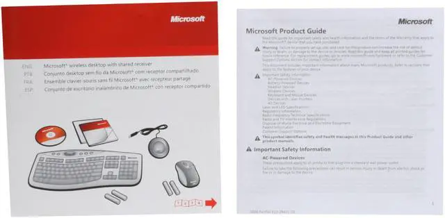Alt view image 14 of 16 - Microsoft Wireless Laser Desktop 4000