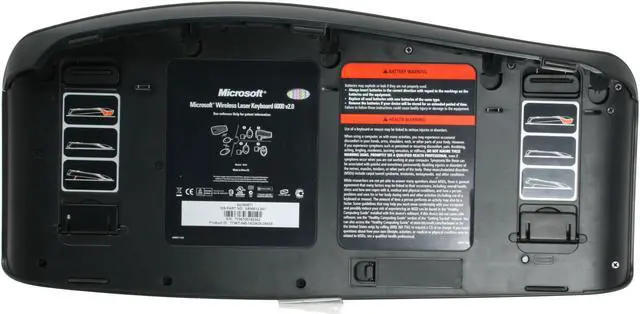 Alt view image 6 of 12 - Microsoft Wireless Laser Desktop 6000 V2 - OEM