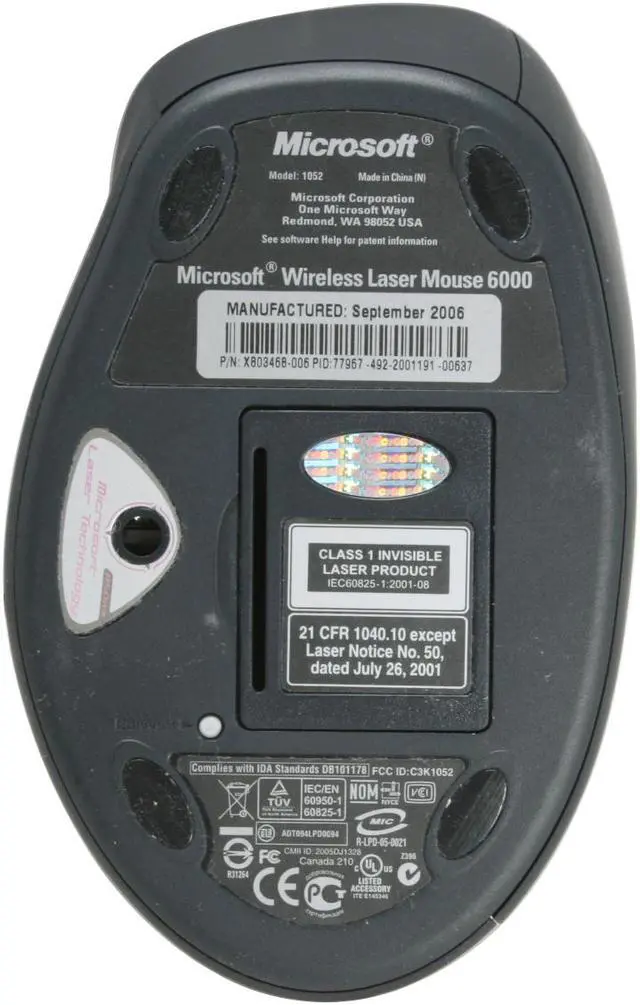 Alt view image 11 of 12 - Microsoft Wireless Laser Desktop 6000 V2 - OEM