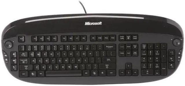 Alt view image 2 of 5 - Microsoft 9VU-00001 Black 104 Normal Keys USB Wired Ergonomic Reclusa Gaming Keyboard
