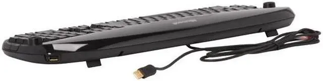 Alt view image 3 of 5 - Microsoft 9VU-00001 Black 104 Normal Keys USB Wired Ergonomic Reclusa Gaming Keyboard