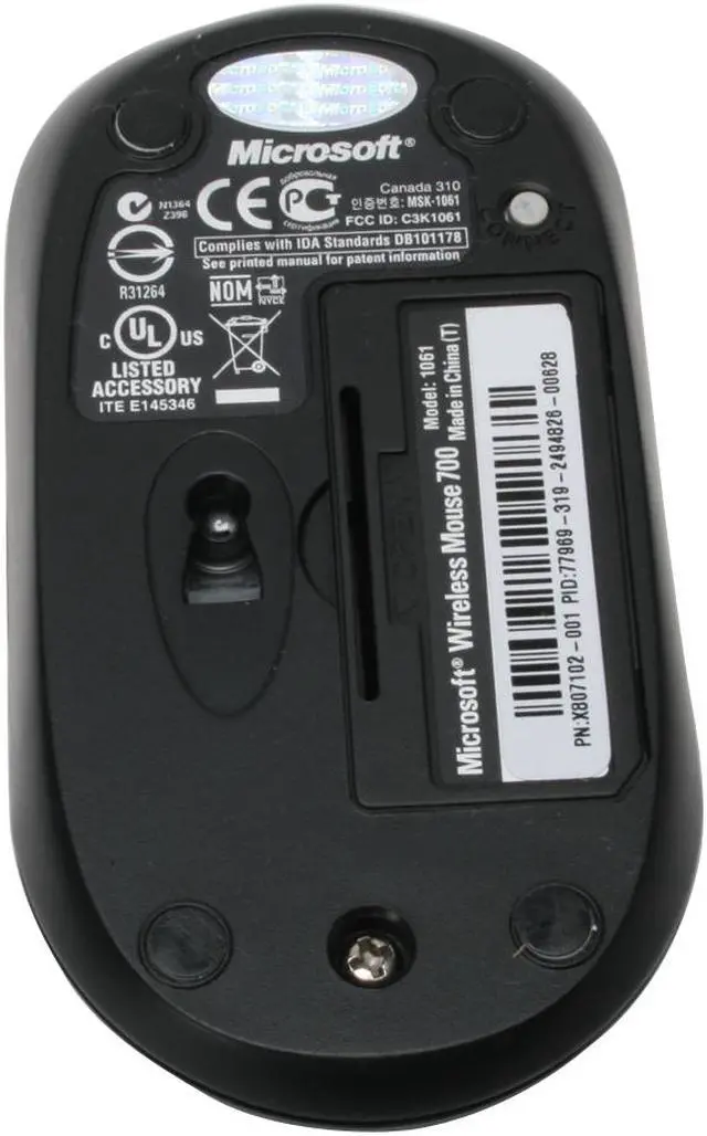 Alt view image 6 of 7 - Microsoft 65X-00024 Black 104 Normal Keys 8 Function Keys Wireless Standard Optical Desktop 700 - OEM