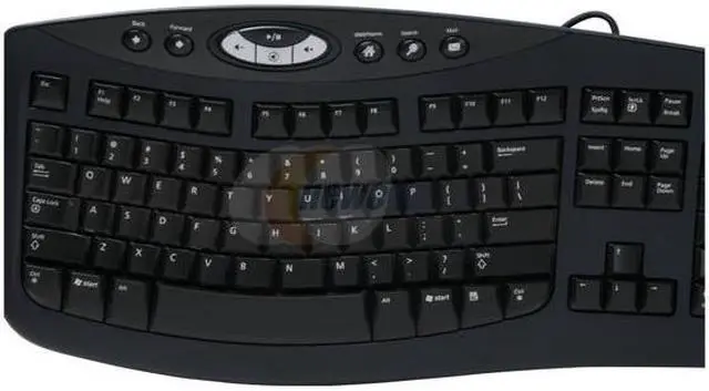 Alt view image 4 of 7 - Microsoft Comfort Curve Keyboard 2000