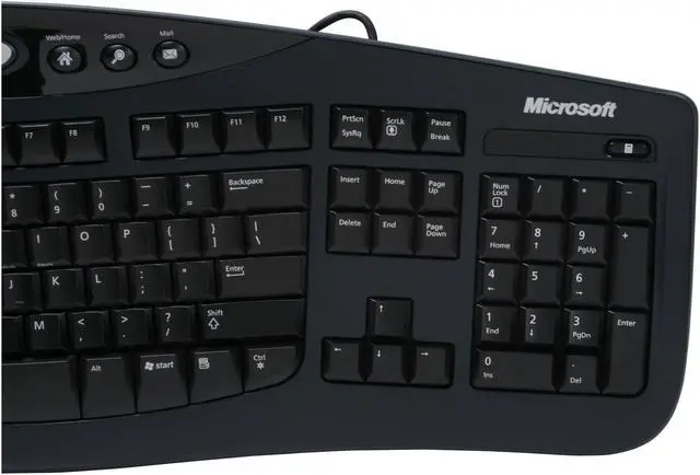 Alt view image 5 of 7 - Microsoft Comfort Curve Keyboard 2000