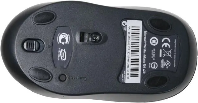 Alt view image 12 of 15 - Microsoft M7A-00001 Black 103 Normal Keys 10 Function Keys Wireless Standard Optical Desktop 700 v2