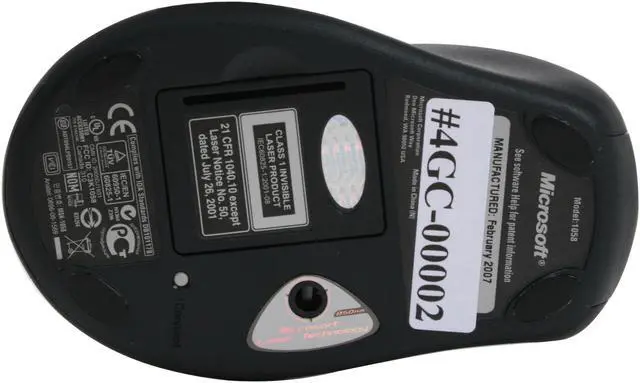 Alt view image 7 of 9 - Microsoft 4GC-00002 Silver/Black 102 Normal Keys Wireless Ergonomic Laser Desktop 4000 - OEM