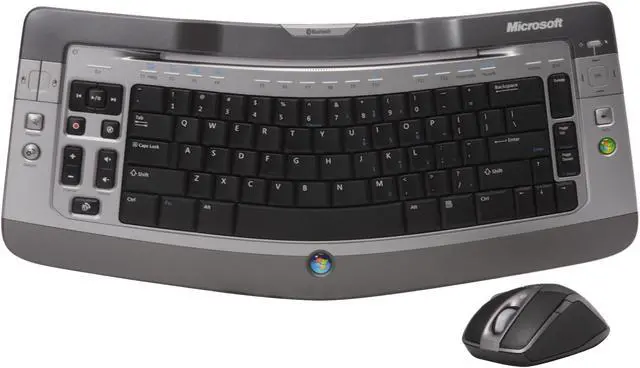Alt view image 2 of 12 - Microsoft USB 2.4 GHz Bluetooth Wireless Entertainment Desktop 7000 - OEM