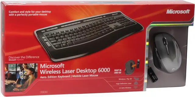 Alt view image 16 of 16 - Microsoft Wireless Laser Desktop 6000