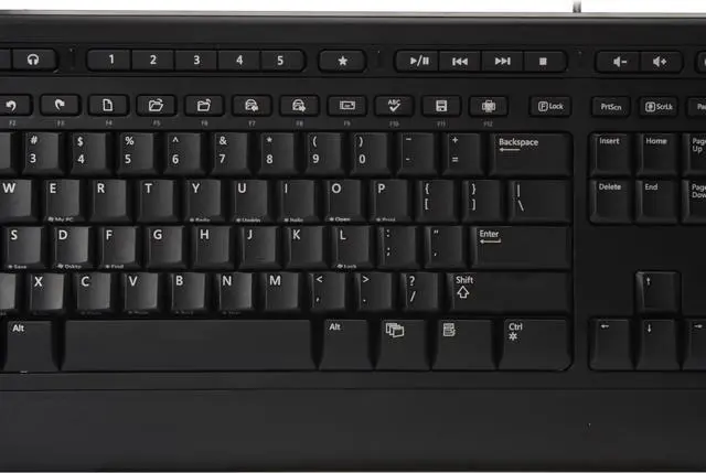 Alt view image 4 of 15 - Microsoft  QQA-00001S  Black  USB  Digital Media Keyboard 3000 and Mouse Kit - OEM