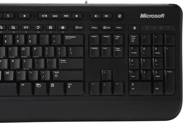 Alt view image 5 of 15 - Microsoft  QQA-00001S  Black  USB  Digital Media Keyboard 3000 and Mouse Kit - OEM