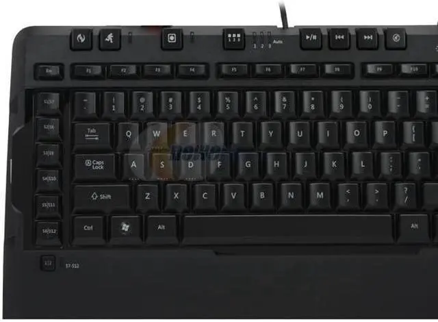 Alt view image 3 of 10 - Microsoft Sidewinder X6 AGB-00019S Black 104 Normal Keys 15 Function Keys USB Wired Ergonomic Keyboard - OEM