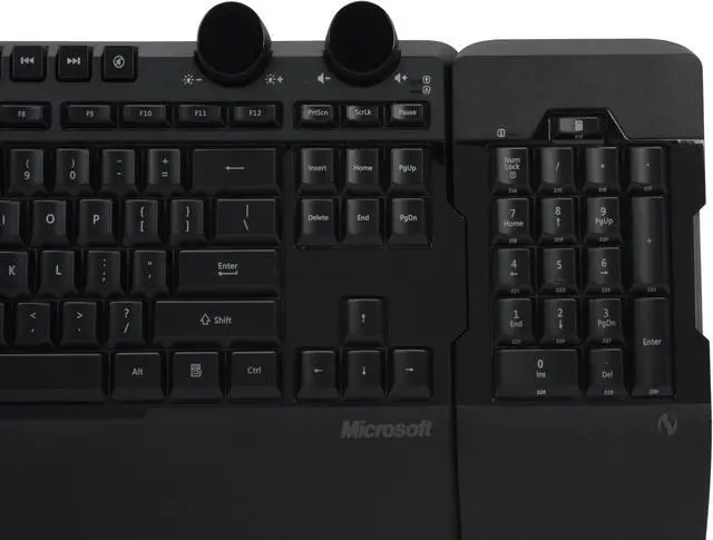 Alt view image 5 of 10 - Microsoft Sidewinder X6 AGB-00019S Black 104 Normal Keys 15 Function Keys USB Wired Ergonomic Keyboard - OEM
