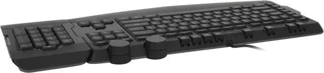 Alt view image 6 of 10 - Microsoft Sidewinder X6 AGB-00019S Black 104 Normal Keys 15 Function Keys USB Wired Ergonomic Keyboard - OEM