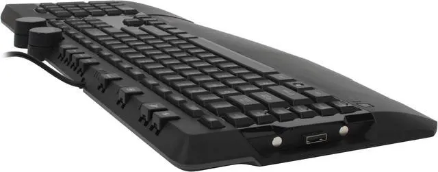 Alt view image 8 of 10 - Microsoft Sidewinder X6 AGB-00019S Black 104 Normal Keys 15 Function Keys USB Wired Ergonomic Keyboard - OEM