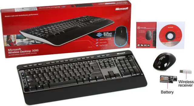 Alt view image 7 of 7 - Microsoft Wireless Desktop 3000