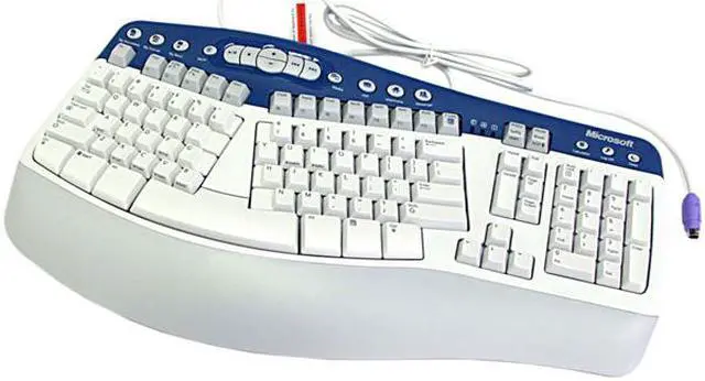 Main image of Microsoft NATURAL MULTIMEDIA K50-00001 2-Tone 102 Normal Keys 17 Function Keys Function Keys PS/2 Wired Ergonomic Keyboard