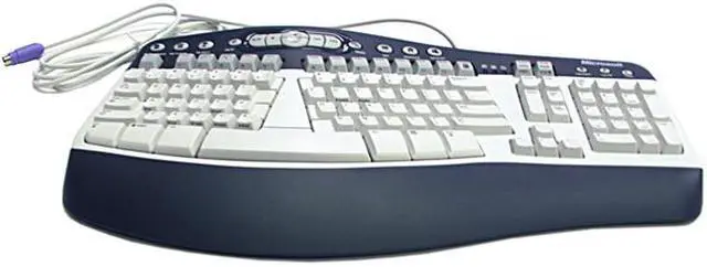 Main image of Microsoft Natural Multimedia K50-00022 2-Tone 102 Normal Keys 17 Function Keys PS/2 Wired Ergonomic Keyboard - OEM