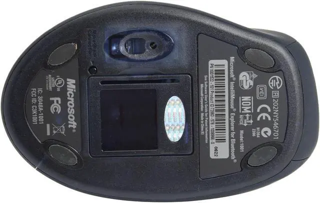 Alt view image 12 of 15 - Microsoft M54-00013 Black/Blue 102 Normal Keys 25 Function keys + Tilt Wheel Function Keys USB Bluetooth Wireless Standard Optical Desktop Elite for Bluetooth Mouse Included