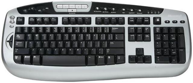 Alt view image 2 of 4 - Microsoft Digital Media Pro BX1-00005 2-Tone 105 Normal Keys 22 Function Keys + 1 Zoom Slider Function Keys USB or PS/2 Wired Standard Keyboard