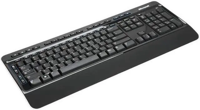 Main image of Microsoft YMC-00001 Black USB 2.4 GHz Wireless Standard Keyboard 3000