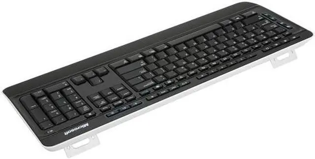 Alt view image 3 of 4 - Microsoft YMC-00001 Black USB 2.4 GHz Wireless Standard Keyboard 3000