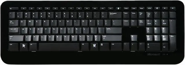Alt view image 2 of 7 - Microsoft Desktop 800 2LF-00001 Black USB RF Wireless Keyboard & Mouse