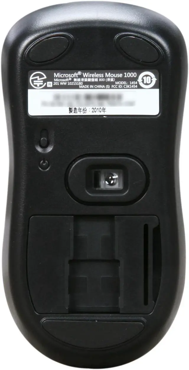 Alt view image 6 of 7 - Microsoft Desktop 800 2LF-00001 Black USB RF Wireless Keyboard & Mouse