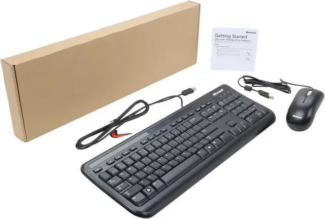 Alt view image 6 of 6 - Microsoft Desktop 400 5MH-00001 Black USB Wired Standard Keyboard
