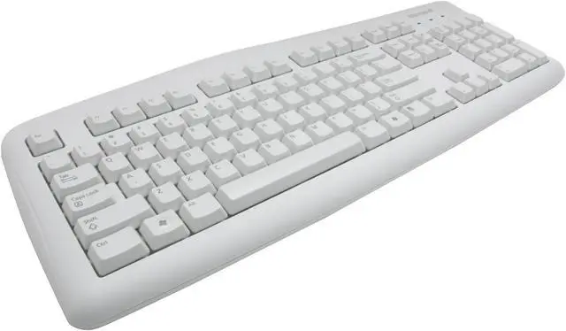 Main image of Microsoft Keyboard 200 6JH-00026 White USB Wired Standard Keyboard