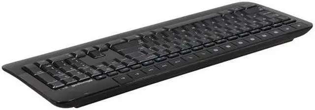Alt view image 3 of 7 - Microsoft Wireless Desktop 2000 for Business P7K-00001 Black 104 Normal Keys USB RF Wireless Ergonomic Keyboard & Mouse
