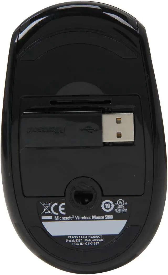 Alt view image 6 of 7 - Microsoft Comfort Desktop 5000 for Business 44Q-00001 Black 104 Normal Keys USB RF Wireless Ergonomic Keyboard & Mouse