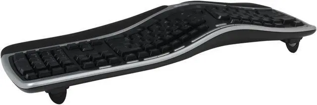 Alt view image 3 of 5 - Microsoft Natural Desktop 7000 4TQ-00001 Black USB RF Wireless Ergonomic Keyboard and Mouse