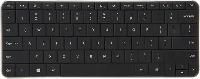 Alt view image 2 of 4 - Microsoft Wedge Mobile Keyboard For Business U7R-00001 Bluetooth Wireless Mini Keyboard