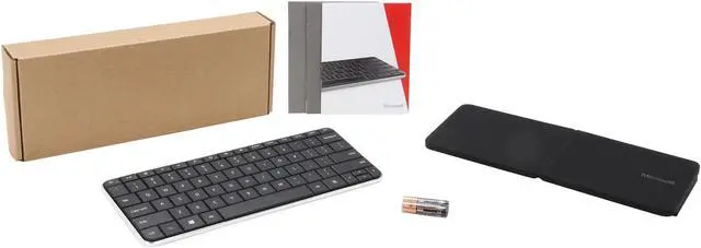 Alt view image 4 of 4 - Microsoft Wedge Mobile Keyboard For Business U7R-00001 Bluetooth Wireless Mini Keyboard