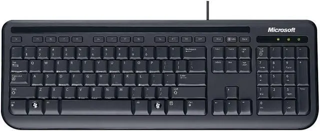 Main image of Microsoft 400 105 Key USB Wired Keyboard French, Black, 7YH-00008