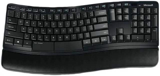 Alt view image 3 of 9 - Microsoft Sculpt Comfort Keyboard for Business