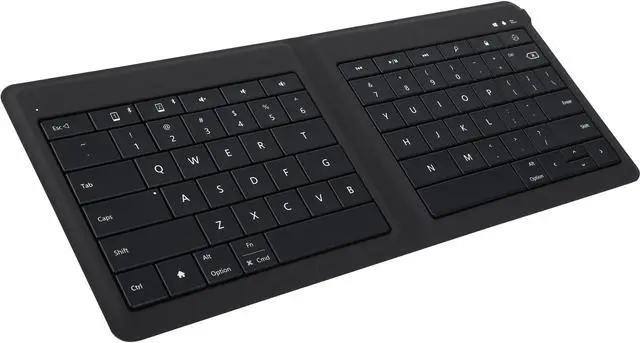Main image of Microsoft GU5-00001 Black Bluetooth Wireless Slim Universal Foldable Keyboard