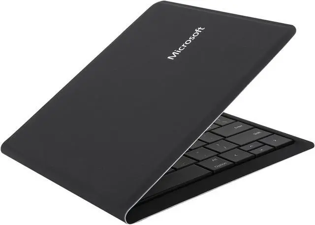 Alt view image 2 of 6 - Microsoft GU5-00001 Black Bluetooth Wireless Slim Universal Foldable Keyboard