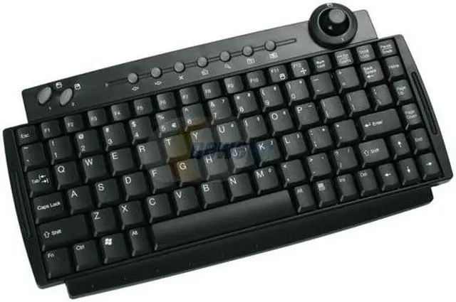 Alt view image 2 of 11 - BTC 9116URF BLACK Black 87 Normal Keys 9 Function Keys RF Wireless Mini Wireless Internet Keyboard With Dual Mode Joystick Mouse