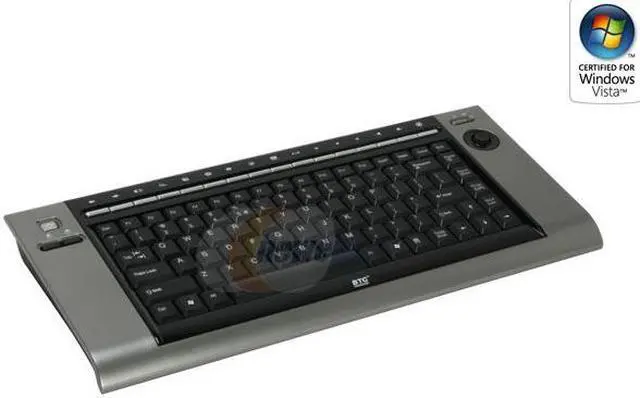 Main image of BTC 9049URF III 2-Tone 87 Normal Keys 16 Function Keys 2.4 GHz RF Mini Inter-Media Wireless Keyboard with Pointing Device - OEM