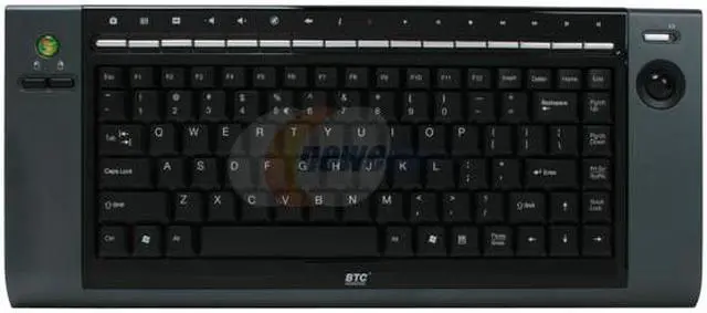 Alt view image 2 of 8 - BTC 9039URF III 86 Normal Keys 16 Function Keys 2.4GHz Wireless Mini Media Control Keyboard
